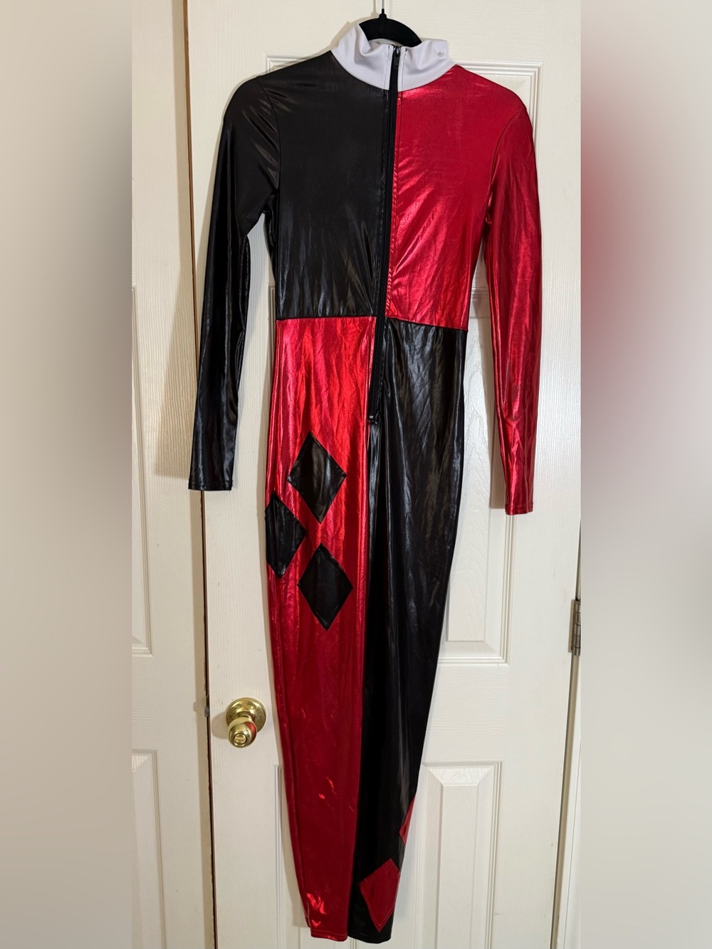 Forplay Jester Harley Quinn Inspired Costume Jumpsuit XS/S